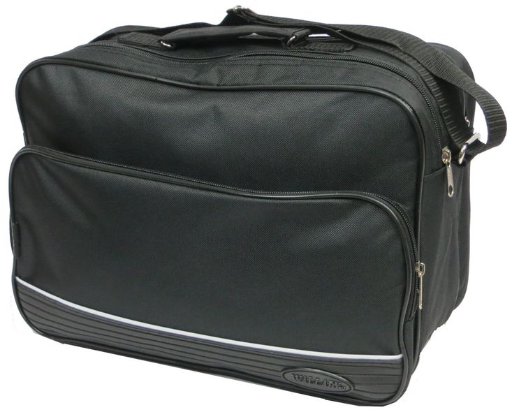 Тканинний портфель-сумка чоловіча Wallaby 2641 black, чорний 2641 black фото
