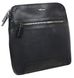 Мужская кожаная сумка на плечо Mykhail Ikhtyar, Украина черная 45043 black фото 4