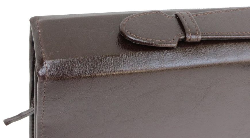 Ділова папка-портфель з екошкіри JPB AK-08 коричневий AK-08 brown фото
