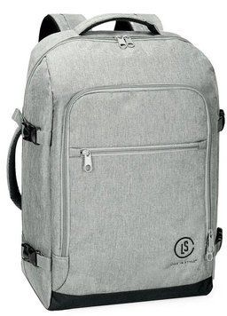 Великий дорожній рюкзак - сумка для подорожей 40L Live in style світло-сірий 4061461999575 фото