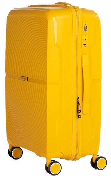 Пластиковый чемодан Horoso желтый на 85л S10843S yellow фото