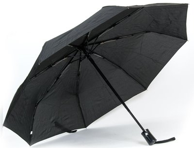 Автоматична чоловіча парасолька SL чорна POD3411B фото
