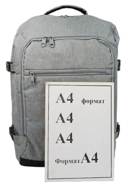 Большой дорожный рюкзак - сумка для поездок 40L Live in style светло-серый 4061461999575 фото