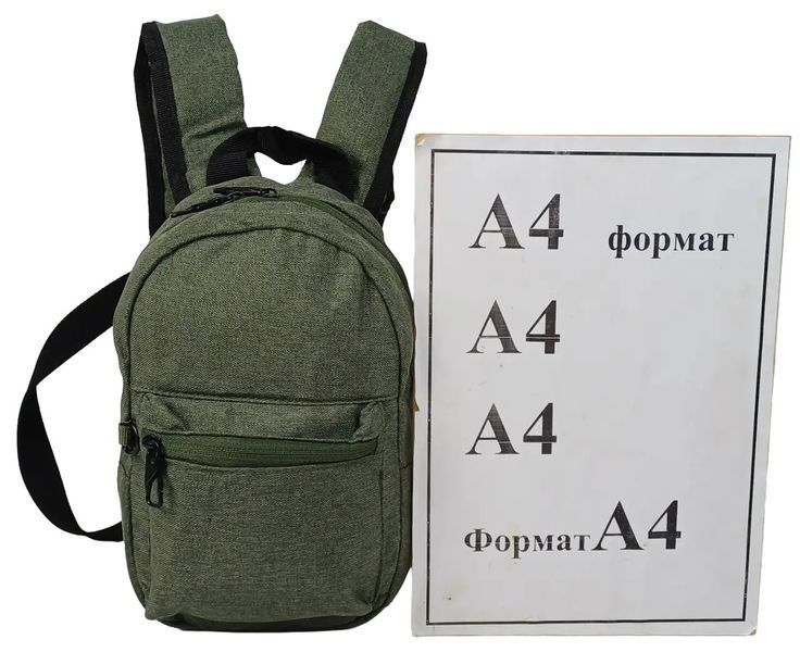 Маленький рюкзак 3L LS Антивор с RFid хаки 4061462225031 фото