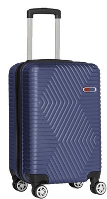 Малый пластиковый чемодан на колесах 45L GD Polo синий 60k001 small navy фото
