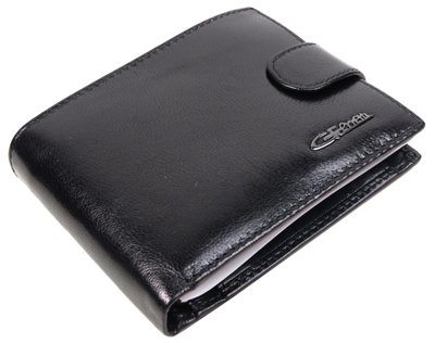 Кожаное мужской портмоне со съемным картхолдером Giorgio Ferretti черный GF005A5 фото