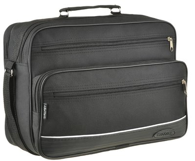 Мужская сумка, портфель из полиэстера Wallaby 2650 черная 2650 black фото