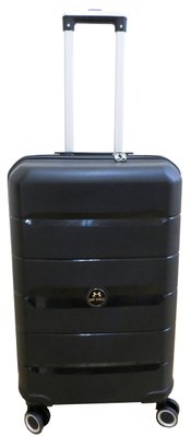 Средний чемодан из полипропилена на колесах 60L My Polo, Турция черный 70c05 medium black фото