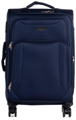 Тканинна валіза середнього розміру 75L Horoso темно-синя S110374S navy фото
