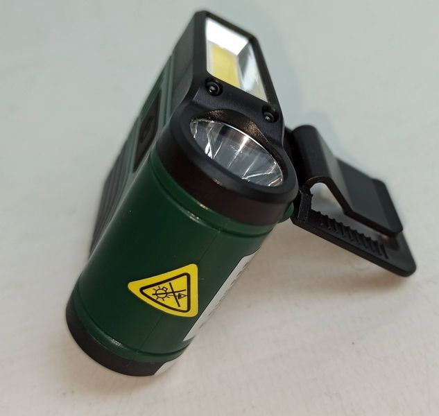 Кишеньковий акумуляторний ліхтарик, заряджається від USB, Parkside LED, 50/150 lm, 3,7 V, 800 мА·год 100351288001-1 фото