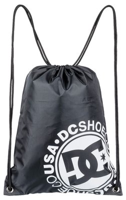 Спортивний рюкзак, торбинка, сумка для взуття DC Cinched 2 чорна edyba03043 фото