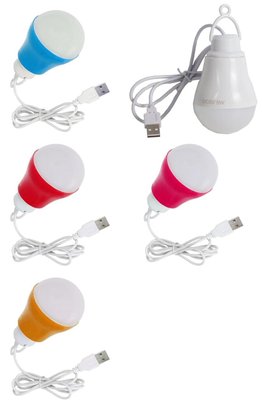 Кемпінгова лампа з Usb шнуром 15 W 6 V Power Master різні кольори PM-12765 фото