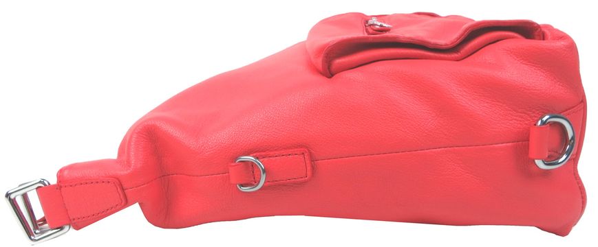 Жіноча шкіряна сумка Giorgio Ferretti коралова 0329Q34 red фото