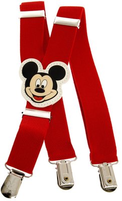 Подтяжки детские красные KWM Mickey Mouse 60 на 2,5 см 880015 880015 фото