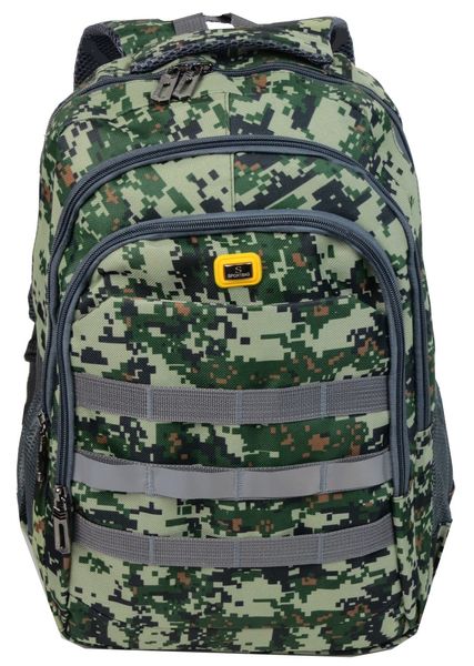 Рюкзак міський 22L Pasarora Sportbag зелений піксель S9010207-4 фото