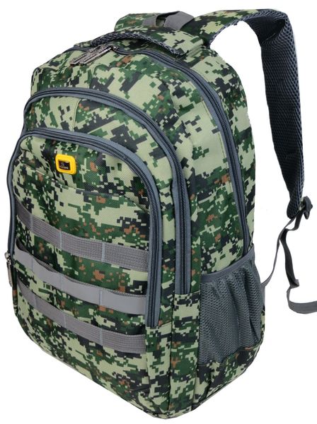 Рюкзак міський 22L Pasarora Sportbag зелений піксель S9010207-4 фото