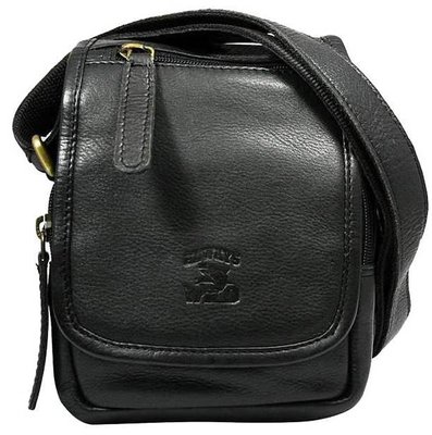 Кожаная мужская сумка, барсетка на плечо Always Wild 5047SNDM черная 5047SNDM фото