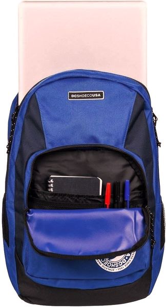 Міський рюкзак 23L DC Men's The Locker Backpacks синій із чорним edybp03176 фото