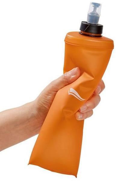 Складная силиконовая бутылка для воды 0,5L Crivit оранжевая IAN365724 orange фото