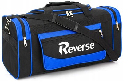 Дорожня сумка 58L Reverse чорна із синім A01-70 black blue фото
