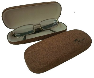 Твердий футляр, чохол для окулярів Stylion коричневий S963S brown фото