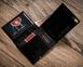 Горизонтальне шкіряне портмоне чорне Peterson у подарунковій коробці 1517PUPUABL фото 6
