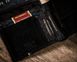 Горизонтальне шкіряне портмоне чорне Peterson у подарунковій коробці 1517PUPUABL фото 7