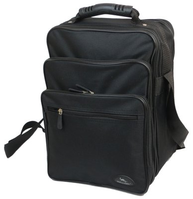 Вертикальная мужская сумка, портфель Wallaby 2281 черная 2281 фото