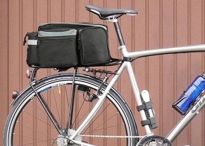 Велосипедна сумка на багажник, кофр 6L Wozinsky чорна WBB3BK фото