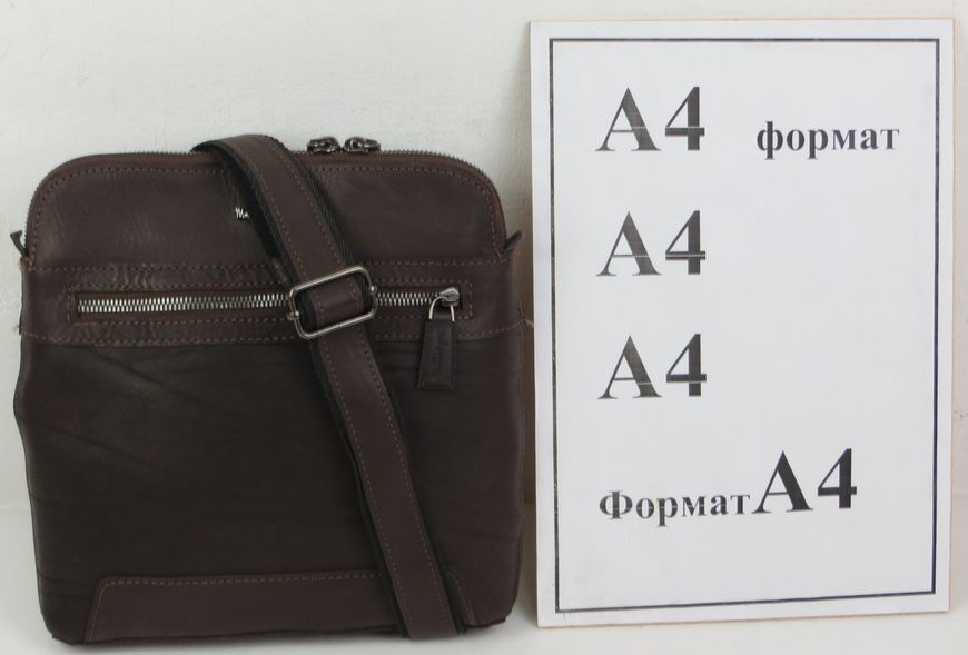 Мужская сумка Mykhail Ikhtyar коричневая 45043 brown фото