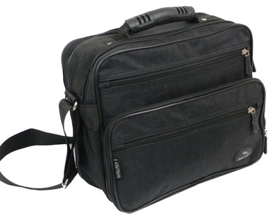 Мужская сумка, портфель из нейлона Wallaby 2407 черный 2407 black фото