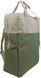 Легкая сумка - рюкзак два в одном 15L Live in style бежевая с оливковым 4061461818968 фото 5