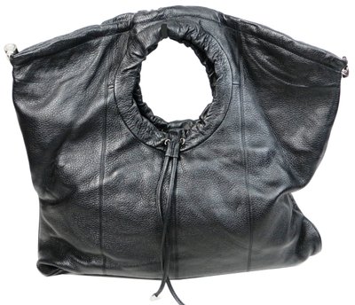Жіноча шкіряна сумка Giorgio Ferretti чорна 30088DLW1 black фото
