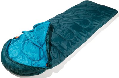 Спальний мішок-ковдра з капюшоном весна осінь — 0.5C Rocktrail синій 100345493003 фото