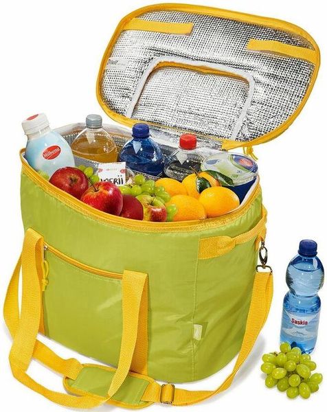 Большая термосумка, сумка холодильник Crivit Cool Bag 35L желтая IAN311887 yellow фото