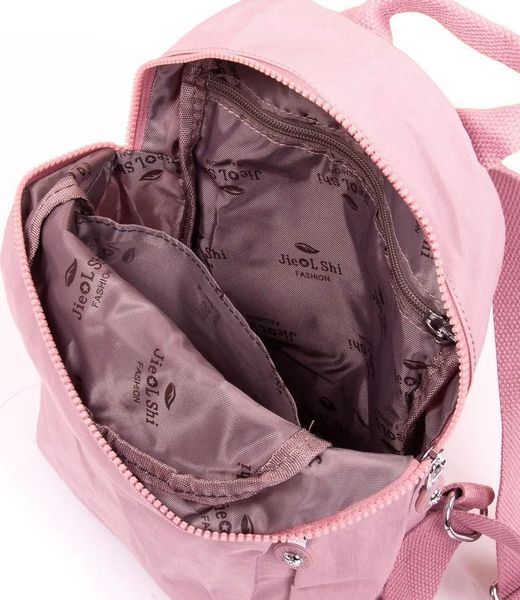 Рюкзак женский тканевый 6 л Jielshi розовый LAN7701 l.pink фото