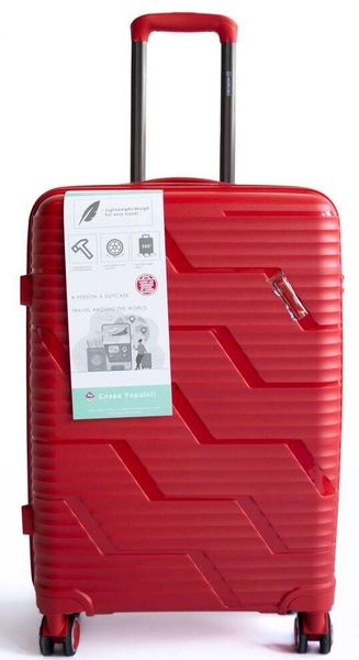 Пластиковый маленький чемодан из поликарбоната 36L Horoso красный S120248S red фото