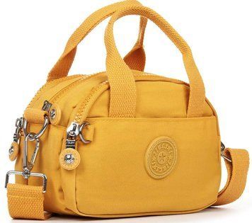 Жіноча текстильна сумка Jielshi жовта LANB122 yellow фото