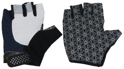 Жіночі рукавички для заняття спортом, велорукавиці Crivit чорні з білим. IAN308776 фото
