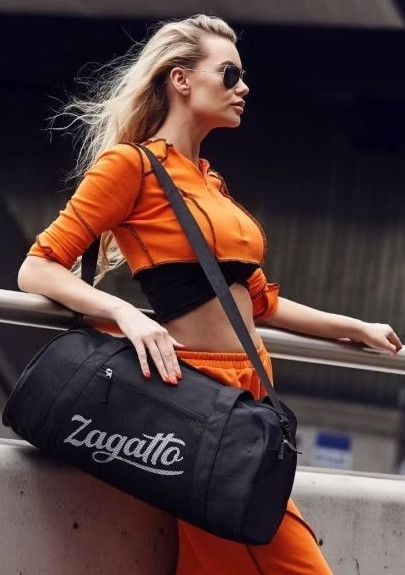 Спортивна сумка 37L Zagatto On the Move чорна ZG756 black фото