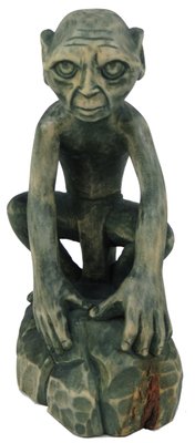 Дерев'яна статуетка ручної роботи Голлум із Володаря Кольц, Хоббіт NA5001-3 фото
