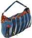 Женская джинсовая, коттоновая сумка Fashion jeans bag синяя Jeans9099 blue фото 2