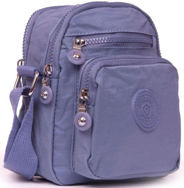 Женская текстильная сумка кросс боди Jielshi синяя LANC23 l.blue фото