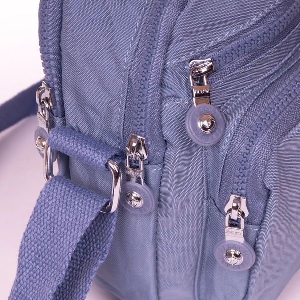 Женская текстильная сумка кросс боди Jielshi синяя LANC23 l.blue фото