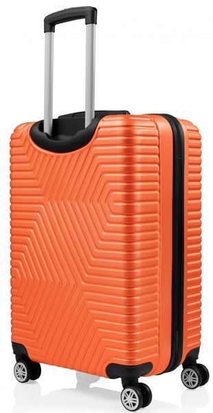 Малый пластиковый чемодан на колесах 45L GD Polo оранжевый 60k001 small orange фото