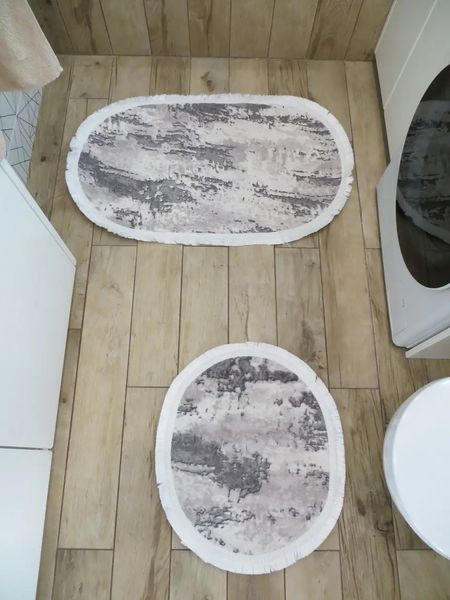 Набір килимків для ванної кімнати, 2 шт, Carpet One Туреччина K102 beige фото