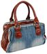 Невелика молодіжна джинсова сумка Fashion jeans bag синя Jeans8015 blue фото 5