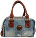 Невелика молодіжна джинсова сумка Fashion jeans bag синя Jeans8015 blue фото 2