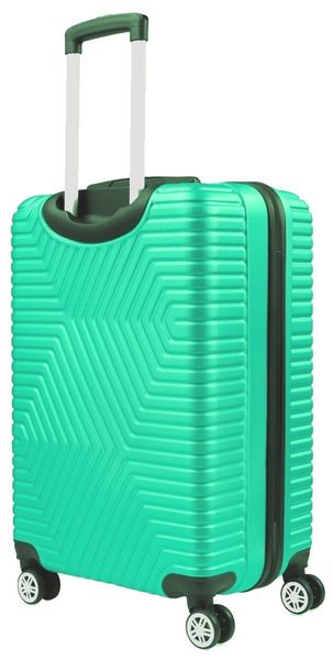 Малый пластиковый чемодан на колесах 45L GD Polo cалатовый 60k001 small green фото