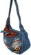 Женская джинсовая сумка небольшого размера Fashion jeans bag синяя Jeans8031 blue фото 3